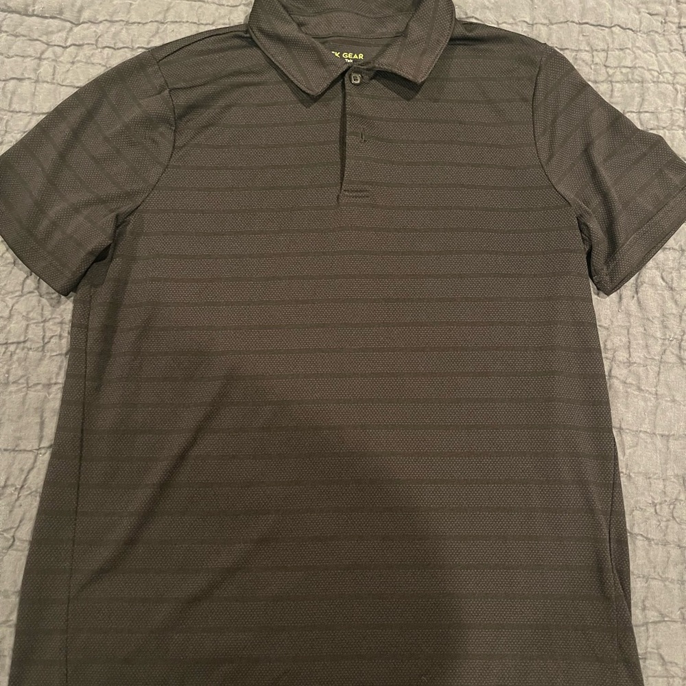 Boys Tek Gear Polo shirt in black size 18-20